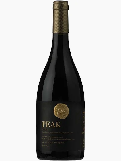 PSAGOT PEAK PETITE SYRAH - SHIRAZ JERUSALEM KOSHER